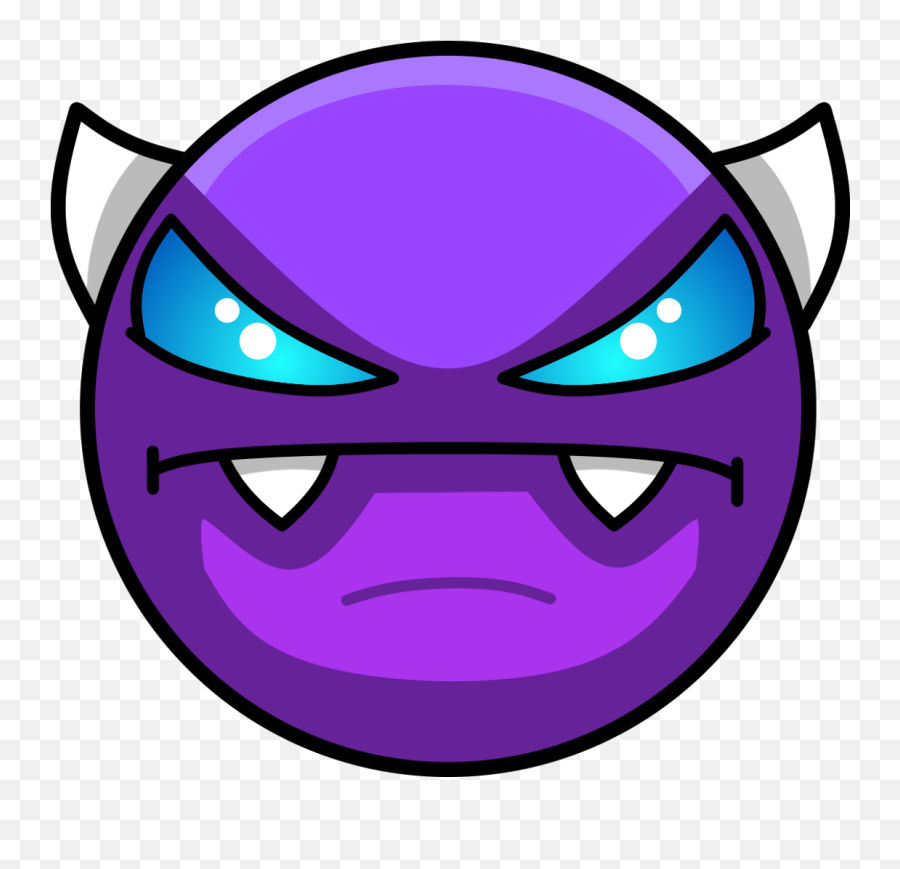 Download Demon Png Image For Free - Geometry Dash Easy Demon,Devil Face Png