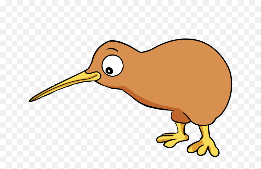 New Bird Clipart - Kiwi Bird Drawing Easy Png,Kiwi Bird Png