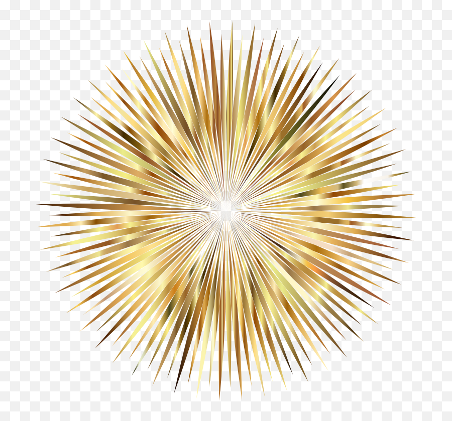 Gold Firework Png - Clear Background Fireworks Png Gold Firework No Background,Fire Work Png