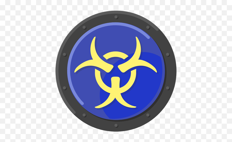 Biohazard Warning Blue - Transparent Png U0026 Svg Vector File Mask With Skull And Crossbones,Biohazard Symbol Transparent