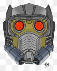 Download Star Lord Mask By Evangelion - 02 Illustration png