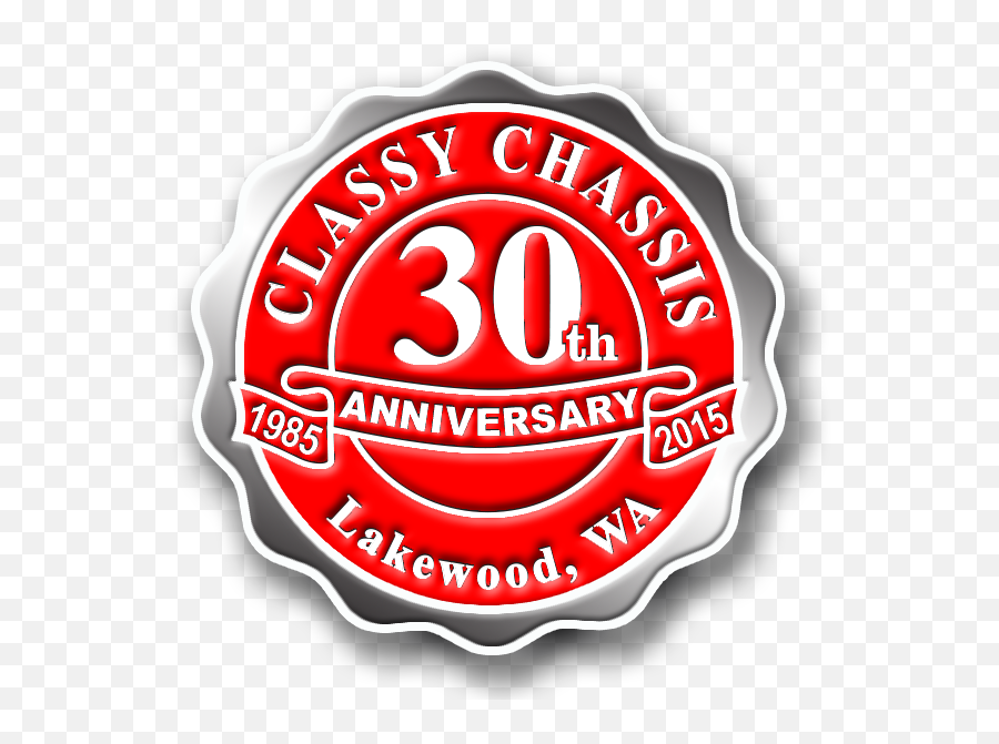 30th Anniversary Logo Classy Chassis - Emblem Png,Classy Logo