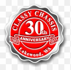 30th Anniversary Logo Classy Chassis - Emblem png