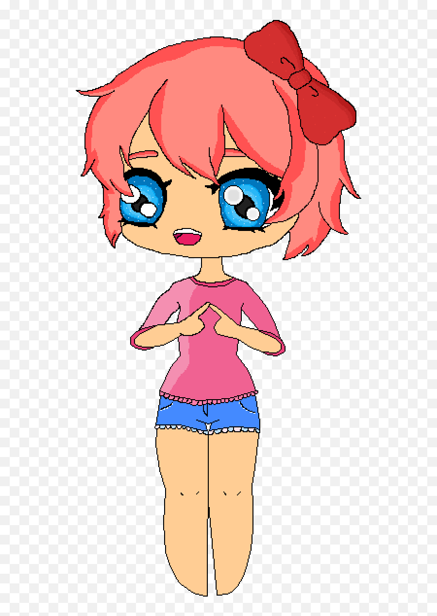 Pixilart - Sayori Ddlc By Cahill Cartoon Png,Sayori Png