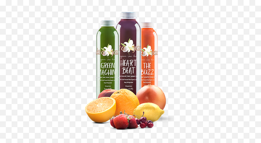 Organic Jusu Cold Pressed Juices - Orange Png,Drinks Png