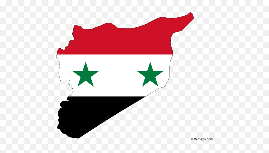 Vector Maps Of Syria Free - Syria Flag Png,Oman Flag Png