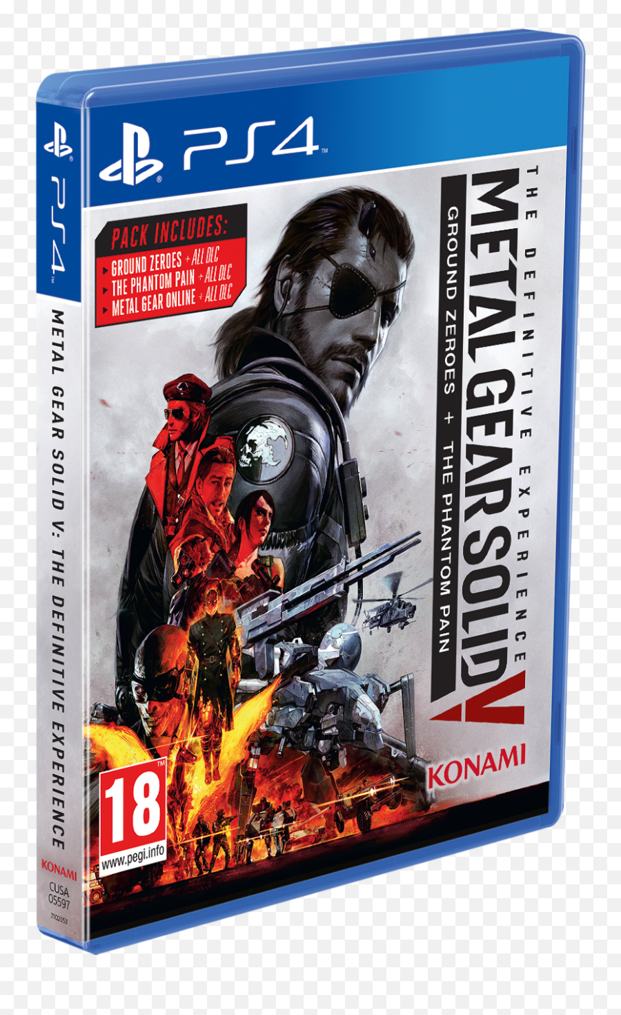 Metal Gear Solid V The Definitive Experience Out Now In - Mgs Phantom Pain Box Art Png,Metal Gear Png