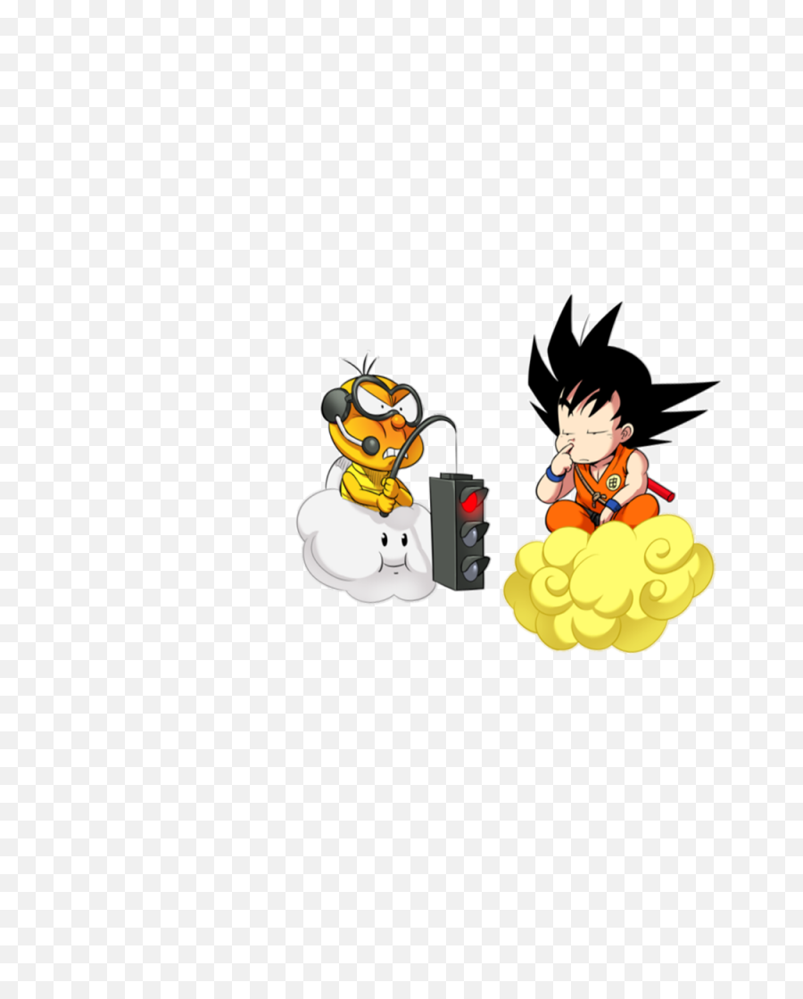 Songoku Dragon Ball Z And Lakitu Super - Super Mario Dragon Ball Z Png,Lakitu Png
