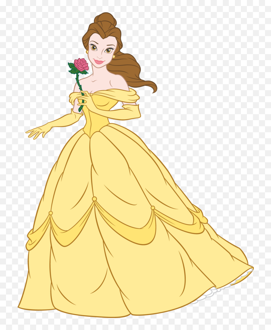 Disney Princess Belle Clipart - Clip Art Disney Princess Belle Png,Belle Transparent Background
