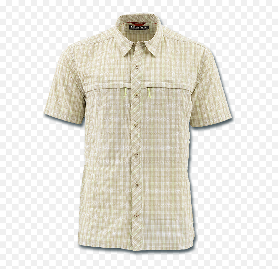 Simms Stone Cold Ss Shirt - Khaki Plaid Solid Png,Stone Cold Png