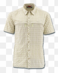 Simms Stone Cold Ss Shirt - Khaki Plaid Solid Png,Stone Cold Png