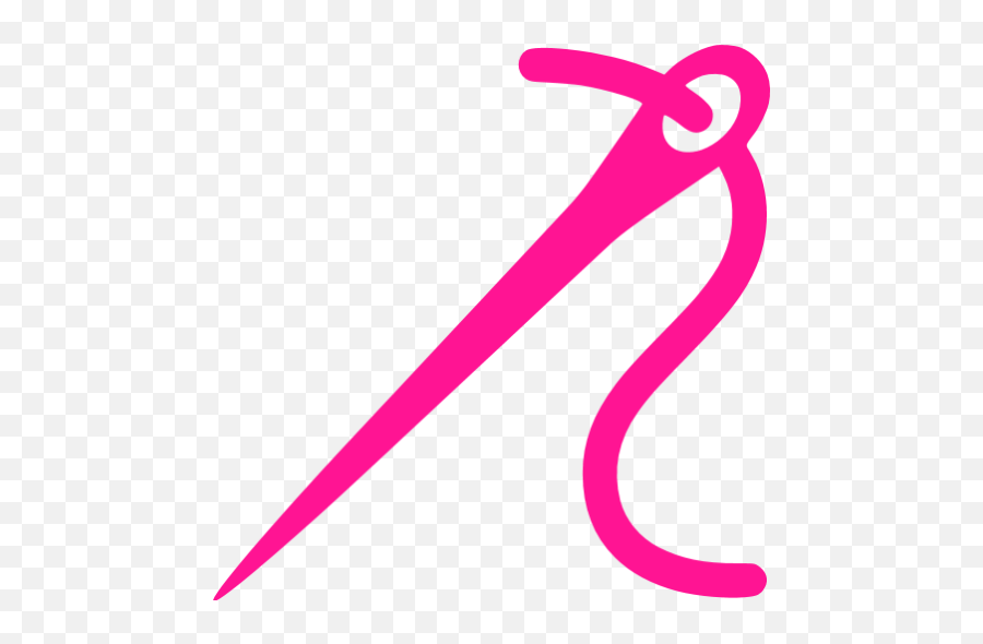 Deep Pink Needle Icon - Free Deep Pink Needle Icons Pink Needle Png,Needle Png
