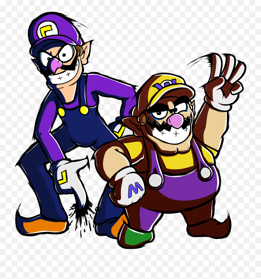 Wario Partners Llp - King For A Day Art Png,Waluigi Face Png