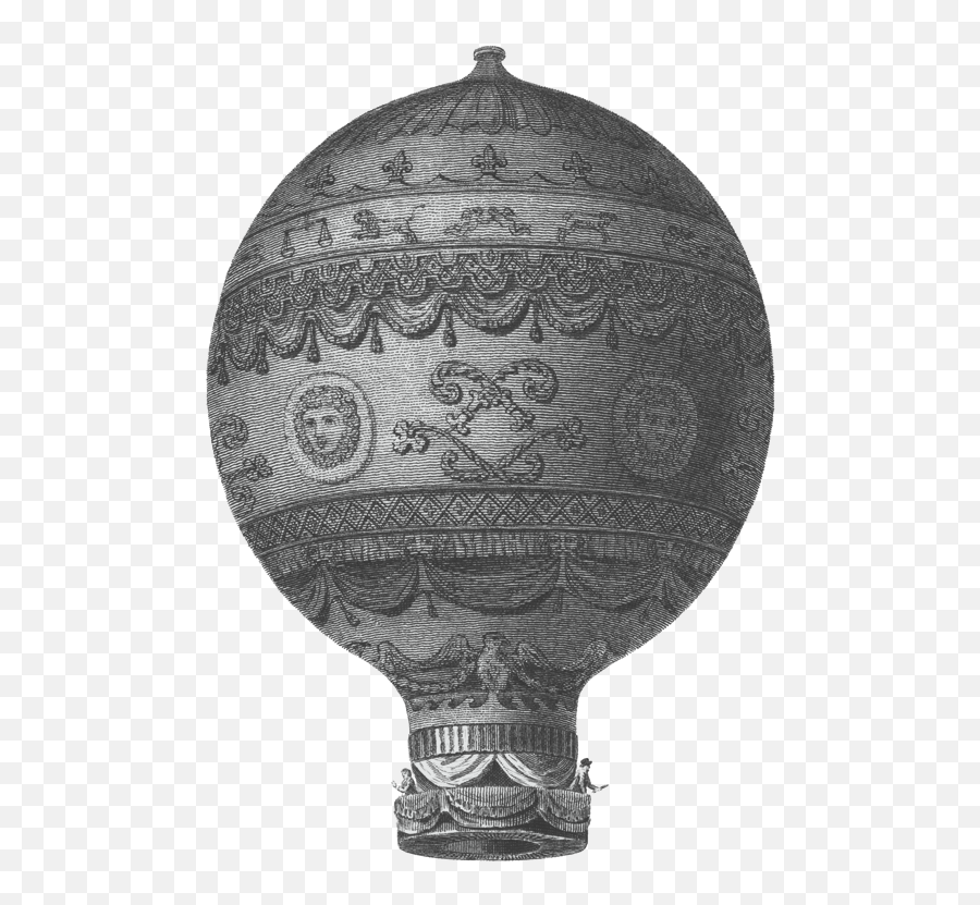The History Of Aeronautics - First Hot Air Balloon Png,Hot Air Balloon Transparent
