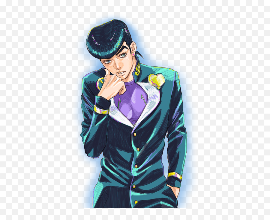 Hd Josuke Kuuun Bishounen Jojo Bizarre - Josuke Higashikata Hd Png,Josuke Png