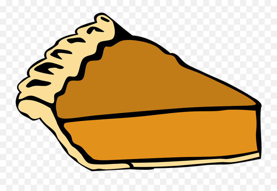 Pumpkin Pie Slice - Pumpkin Pie Slice Cartoon Png,Pumpkin Pie Transparent