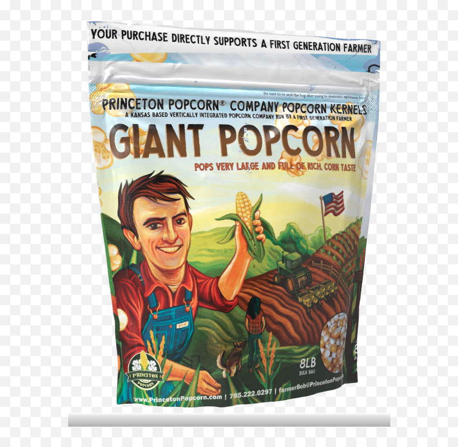 8lbs Mushroom Shaped Unpopped Popcorn - Fictional Character Png,Popcorn Kernel Png