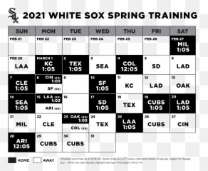 White Sox Announce 2021 Spring Training - Chicago White Sox Spring Training Schedule 2021 Png,Chicago White Sox Logo Png