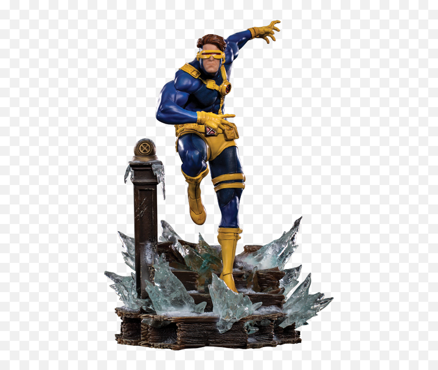 Marvel Cyclops Art Scale Statue By Iron Studios - Iron Studios Cyclops Statue Png,Cyclops Png