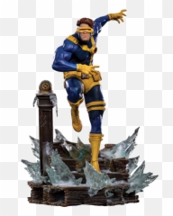 Marvel Cyclops Art Scale Statue By Iron Studios - Iron Studios Cyclops Statue Png,Cyclops Png