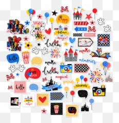 Best Day Ever - For Disney Die Cuts Best Day Ever Stickers Png,Die Png