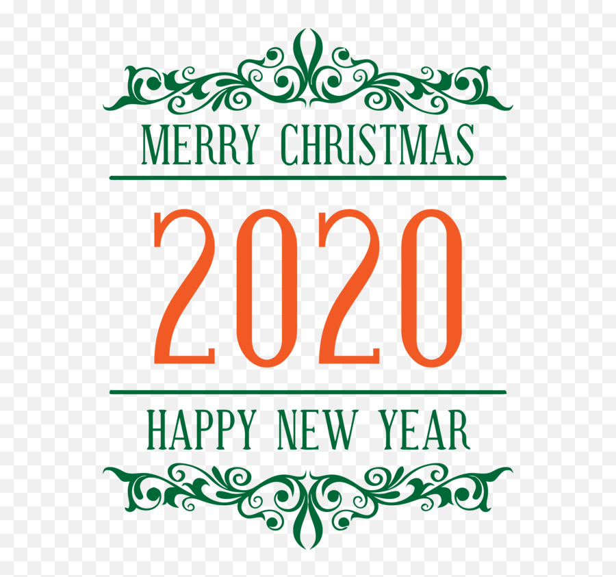 Download New Year 2020 Text Green Font For Happy Ideas Hq - Merry Christmas 2020 Transparent Png,Happy New Year 2020 Png