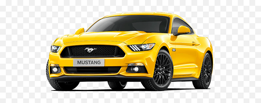 Yellow Ford Mustang Png Clipart Mart - Gt Car Price In India,Mustang Logo Clipart