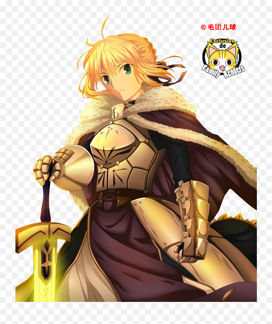 Render Fatestay Night - Fate Zero Saber Render Png,Fate Stay Night Logo