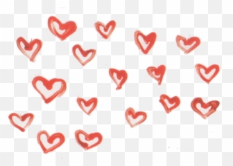 Hipster - Red Heart Transparent Aesthetic png
