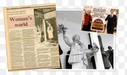 Meet Mrs Gertrude - Vintage Advertisement png