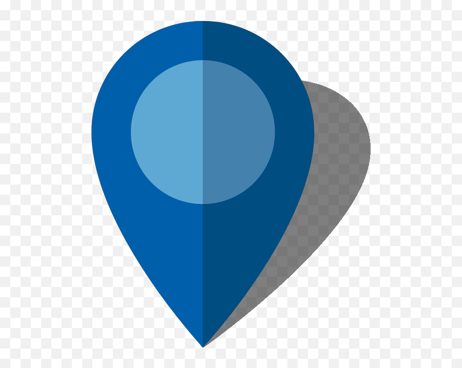 Simple Location Map Pin Icon10 Blue Free Vector Data Svg - Location Symbol Png Blue,Pin Icon Vector