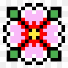 Download Hd Tropical Flower - Simple Pixel Art png
