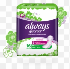 Always Discreet Pads - png