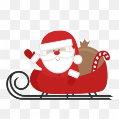 Library Of Santa S Slay Graphic Freeuse Png Files - Santa In Sleigh Clipart,Santa Png