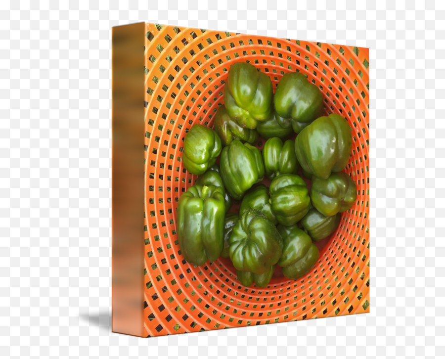Green Pepper Bushel By Luke Moore - Green Bell Pepper Png,Green Pepper Png