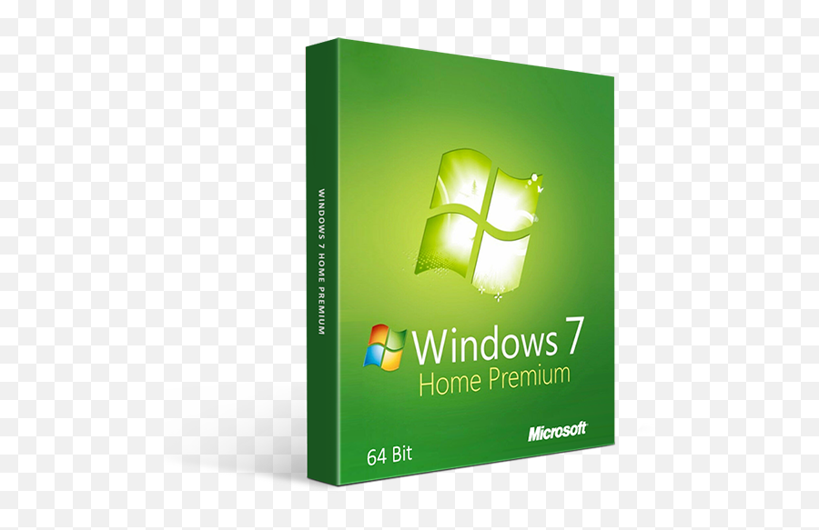 Microsoft Windows 7 Home Premium 64 - Windows 7 Home Premium Png,Windows 7 Logo Png