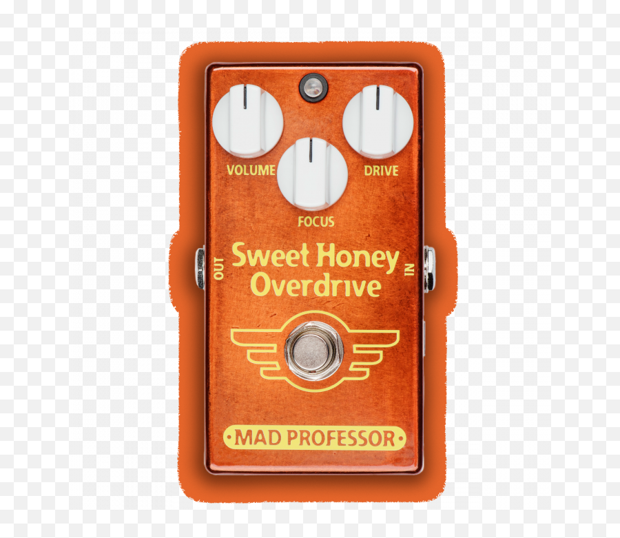 Sweet Honey Overdrive Pedal - Mad Professor Sweet Honey Overdrive Png,Intec Rock Icon Guitar
