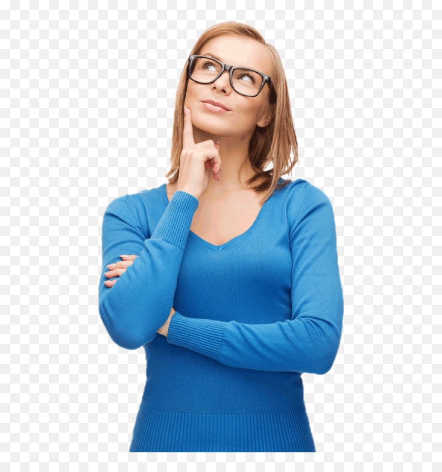 Thinking Woman Png Image - Never Was Am Always,Woman Transparent