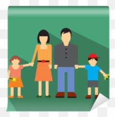 Family Flat Icon Wall Mural U2022 Pixers - We live to change Holding Hands png