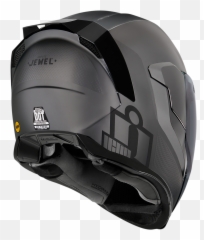 Icon Airflite Mips Jewel Silver Fullface Motorcycle Riding - Battlescar Led png
