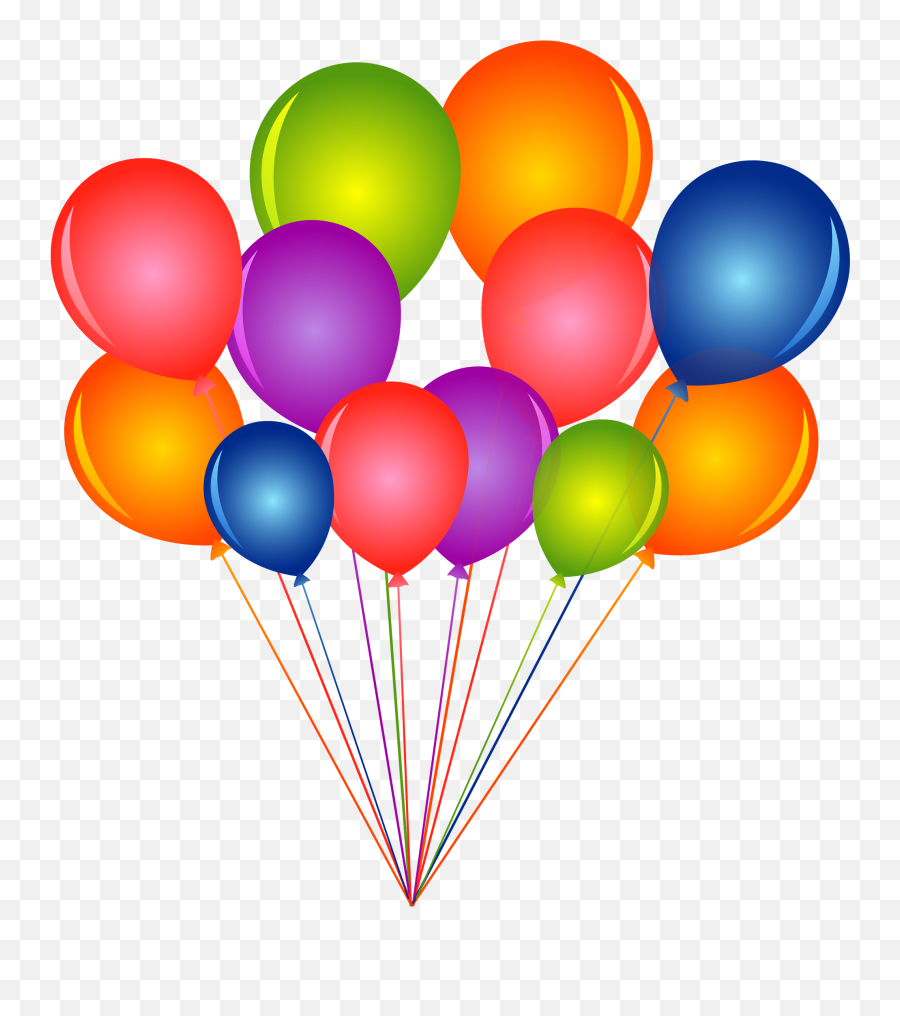 Png - Bunch Of Balloons Png,Ballon Png