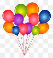 Png - Bunch Of Balloons