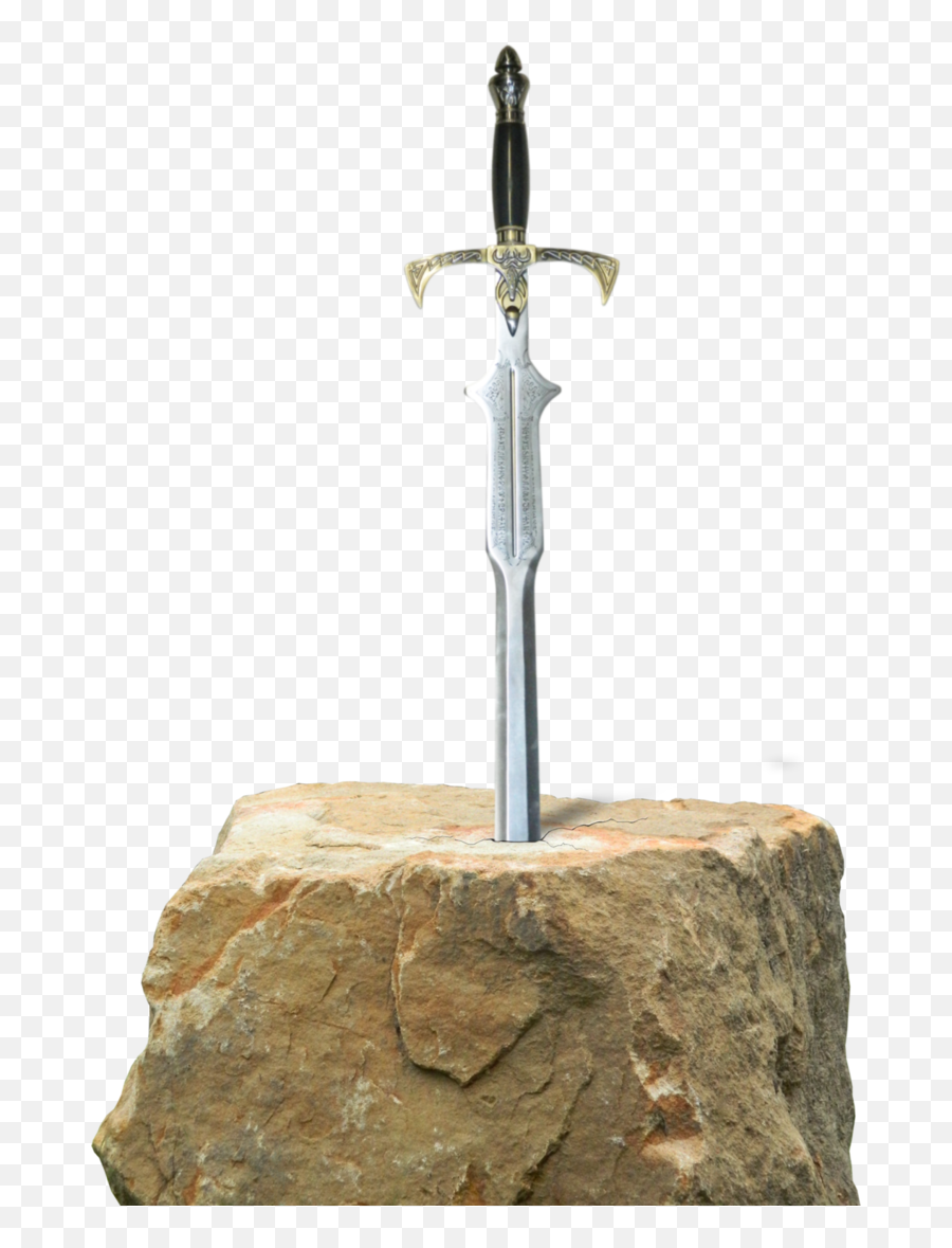 Download Hd Sword In The Stone 001c - Sword In Stone Png Sword In The Stone Png,Sword Transparent