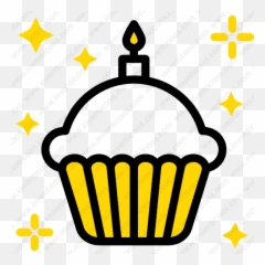 Download New Year Cupcake Vector Icon Inventicons - Baking png