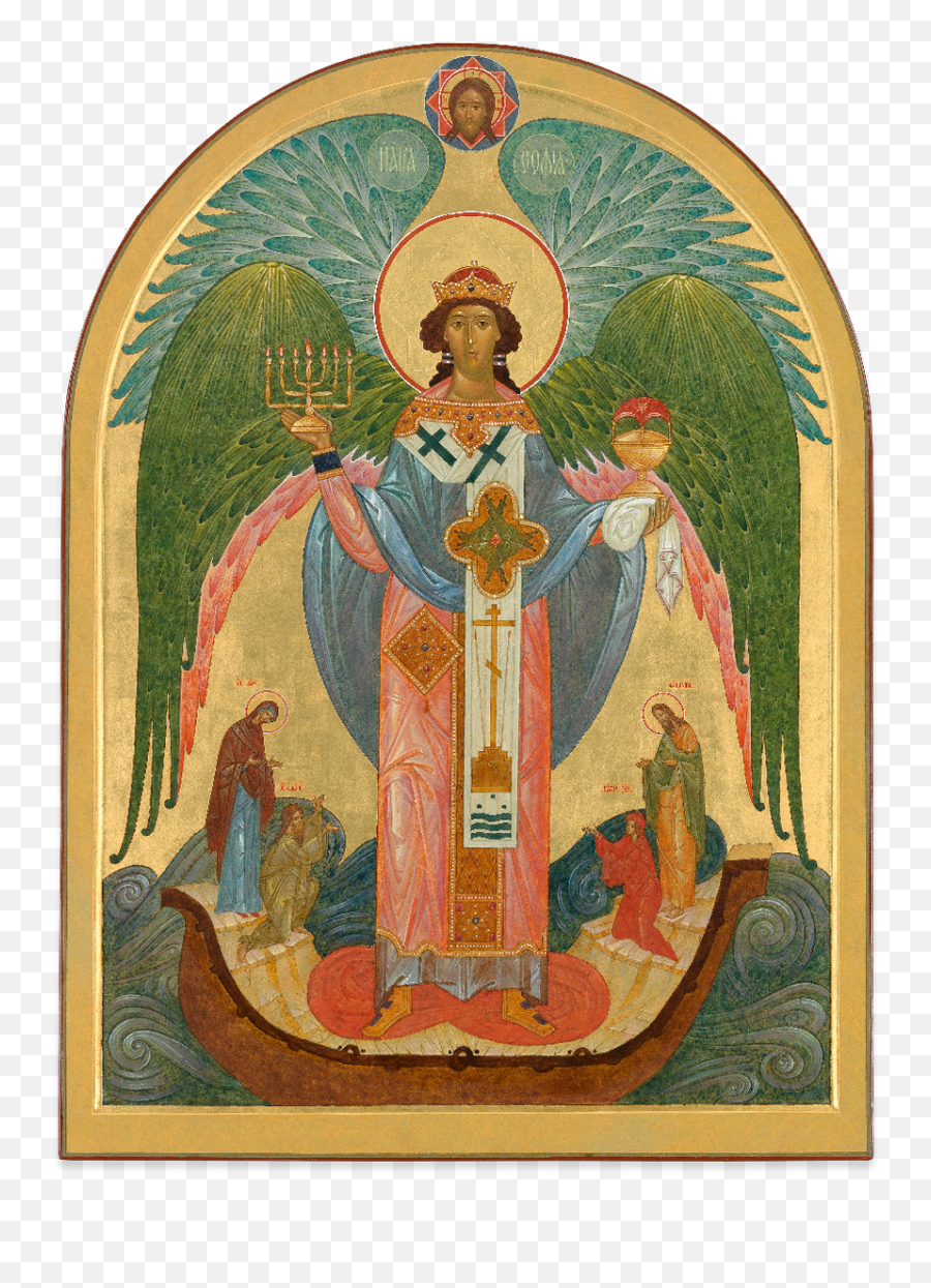 Icon Gallery U2014 Wrestling With Angels - Christian Cross Png,Christ Sophia Icon