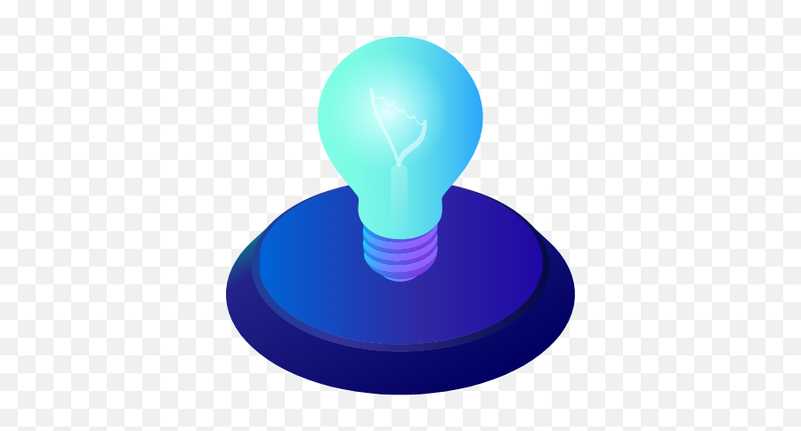 Phoenixict Technologies - Light Bulb Isometric Drawing Png,Phoenix Forum Icon