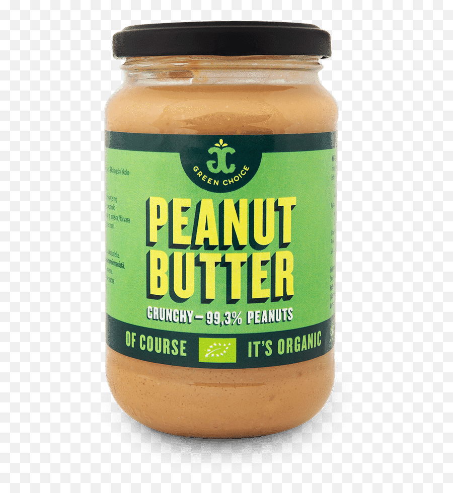 Peanut Butter Crunchy - Organic Peanut Butter Green Choice Png,Peanut Transparent