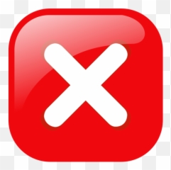 Red Round Error Warning Vector Icon Public Domain Vectors - Square Close Icon png