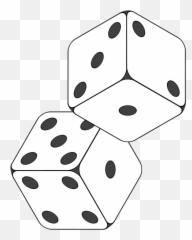 Png Background - Cartoon Dice Transparent