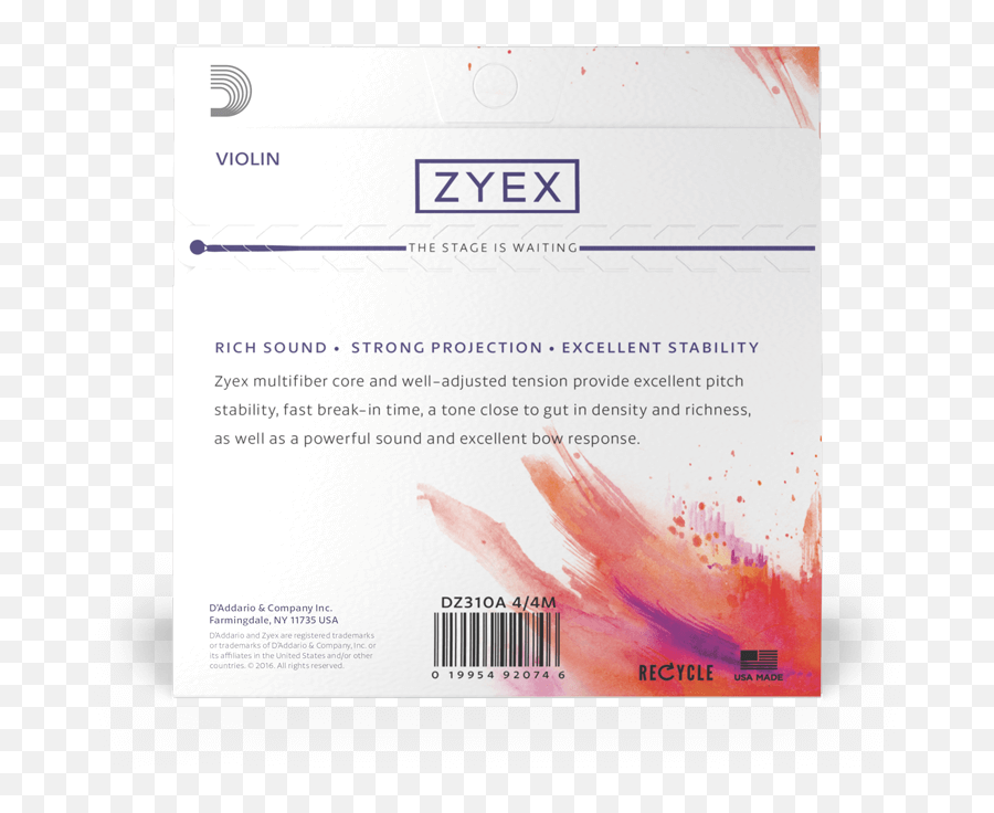 Zyex Violin String Set Orchestral Du0027addario - Zyex Violin Strings Png,D&d Party Icon